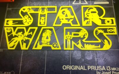Star Wars Logo Mural