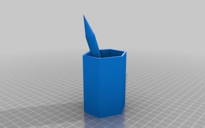 Lapicero con un lápiz falso